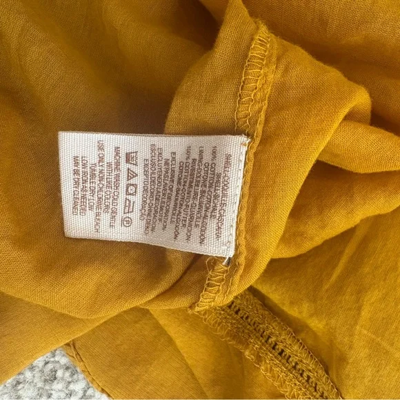 Free People Pavlo Floral Embroidered Babydoll Dress SIze Small Tiered Ruffle - Picture 13 of 15